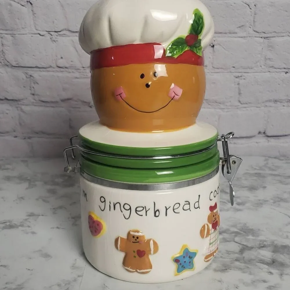 Ceramic‎ Christmas Cookie Jar